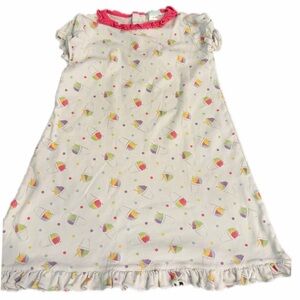 La Luna 3t Pima cotton knit dress snow cone